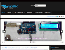 Tablet Screenshot of ladelec.com